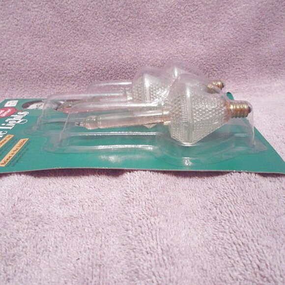 New Vintage Bethlehem Glitter Stars Bubble Light Bulbs for Christmas Tree Socket - Picture 10 of 12